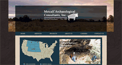 Desktop Screenshot of metcalfarchaeology.com